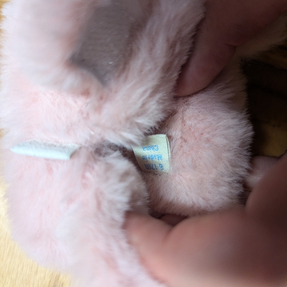 Pink Baby Bunny Rabbit Slippers - Picture 4 of 5